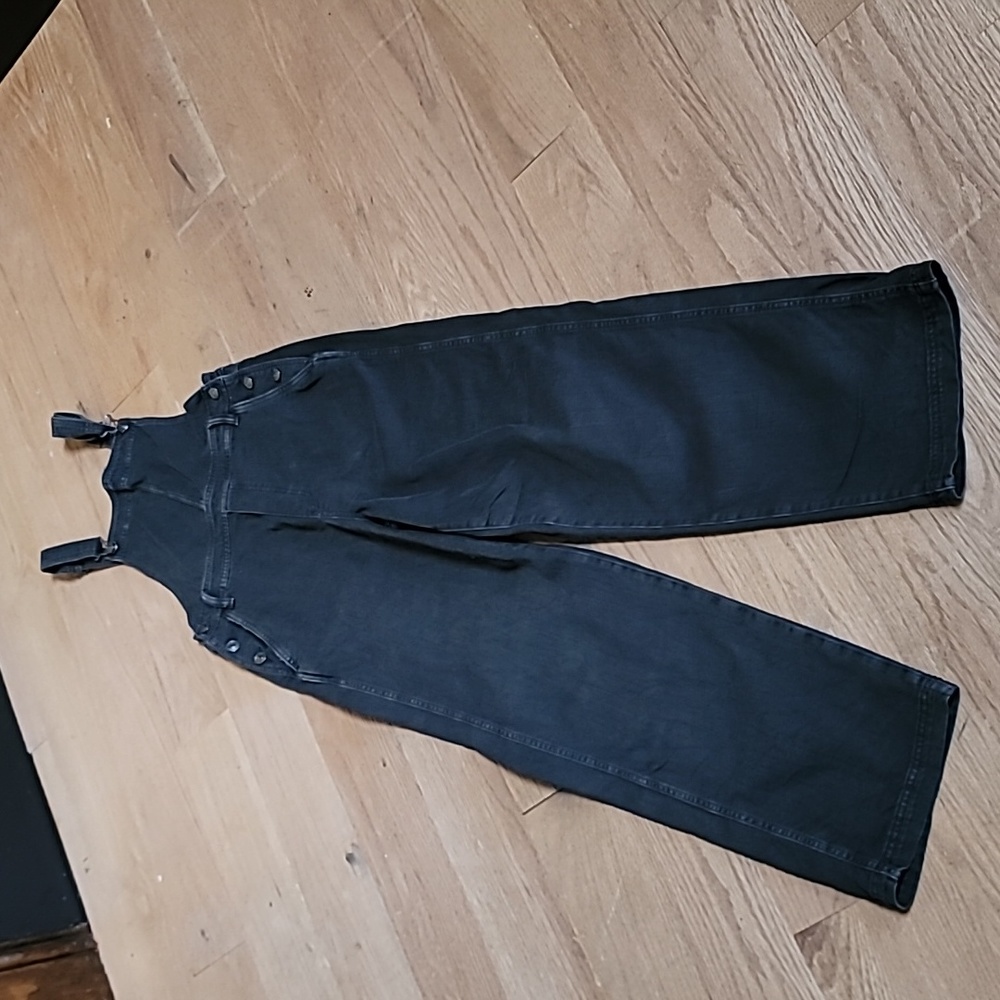 Aerie Black Overalls - SZ S